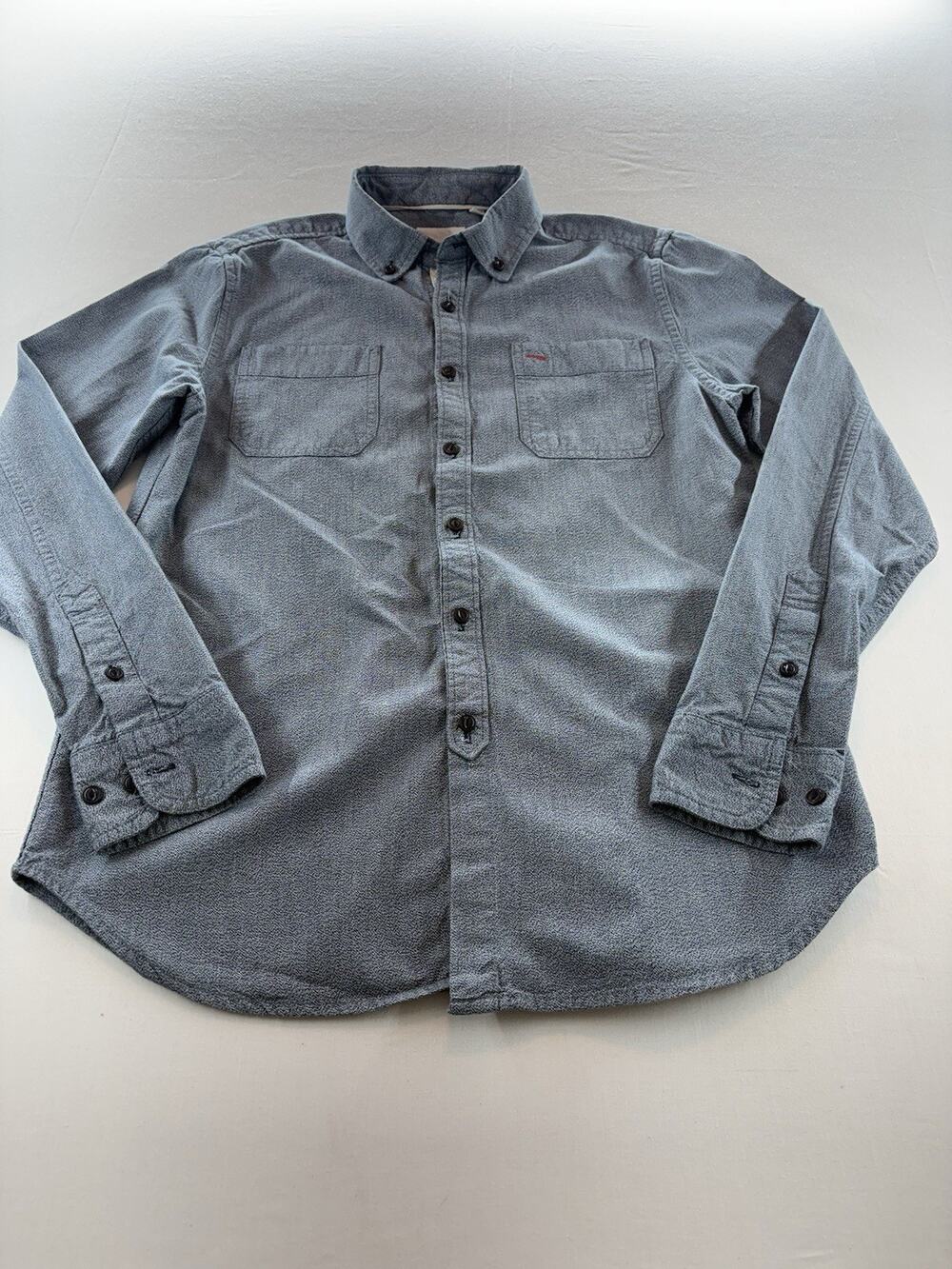 Paper Denim & Cloth Men’s Button Up Size Small Blue Jean Denim Shirt
